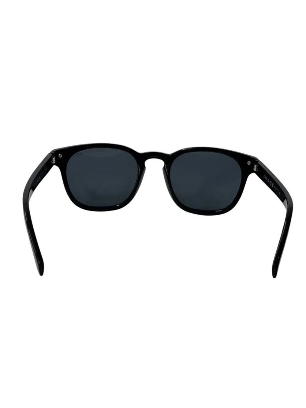 Louis Vuitton Sunglasses LV Signature Square Round Noir Blue Cool Eyewear